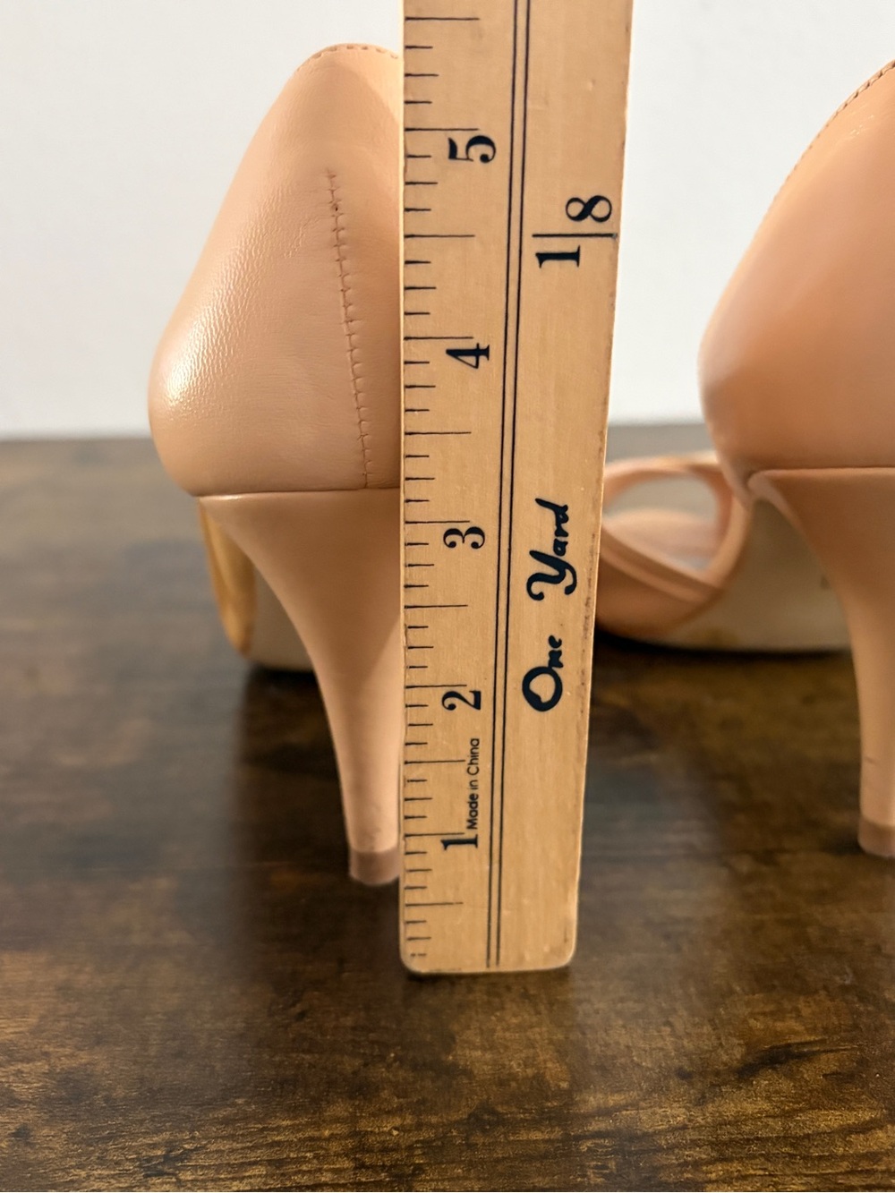 BCBGirls Tan Open Toe Heels | Size 7 | 3" Heels - Picture 13 of 13